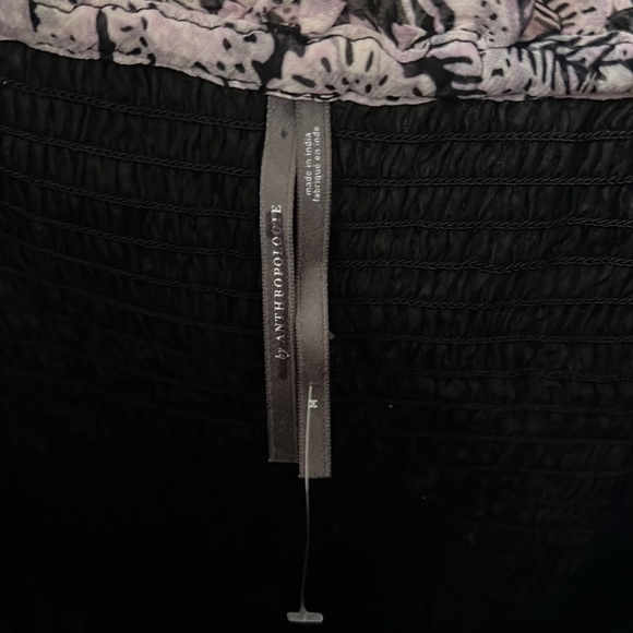 By Anthropologie Squareneck Smocked Midi Dress NWOT Size M and L - Picture 10 of 13